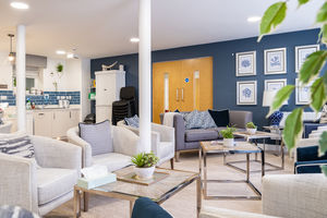 Communal lounge/kitchen- click for photo gallery